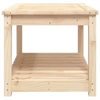 Tuintafel 82,5x50,5x45 cm massief grenenhout - thumbnail