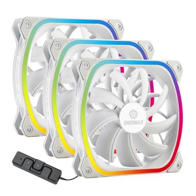 Enermax SquA RGB White Computer behuizing Ventilator 12 cm Wit Enermax SquA RGB White Computer behuizing Ventilator 12 cm Wit