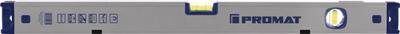 Promat/Tecwerk Waterpas | 100 cm | aluminium zilver | ± 0,5mm/m met magneet - 4000857178