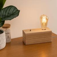 Bureaulamp Atmosphera Hout Bruin 40 W 220-240 V - thumbnail