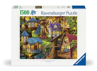 Puzzel van 1500 stukjes: Schemering in de boomtoppen
