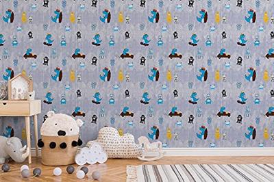 AS Creation Little Love blauw behang | 381211