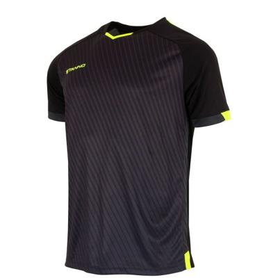 Stanno 410009 Volt Shirt - Black-Anthracite-Neon Yellow - 2XL Stanno 410009 Volt Shirt - Black-Anthracite-Neon Yellow - 2XL