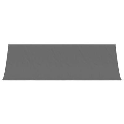 VidaXL Luifel uittrekbaar 400x150 cm stof en staal antracietkleurig VidaXL Luifel uittrekbaar 400x150 cm stof en staal antracietkleurig