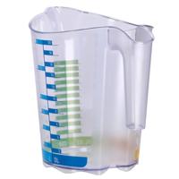 Rotho domino maatbeker 2l transparant - thumbnail