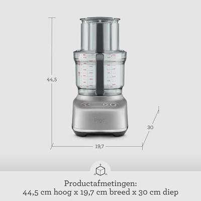 Sage THE PARADICE 9 BLACK TRUFFLE Keukenmachine Zwart