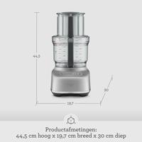 Sage THE PARADICE 9 STAINLESS STEEL Keukenmachine Grijs - thumbnail