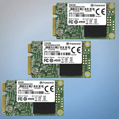 Transcend MSA230S mSATA SSD harde schijf 64 GB mSATA Transcend MSA230S mSATA SSD harde schijf 64 GB mSATA