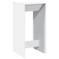 Bartafel 51x50x103,5 cm bewerkt hout wit - thumbnail