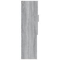 VidaXL Wasmachinekast 70,5x25,5x90 cm grijs sonoma eikenkleurig - thumbnail