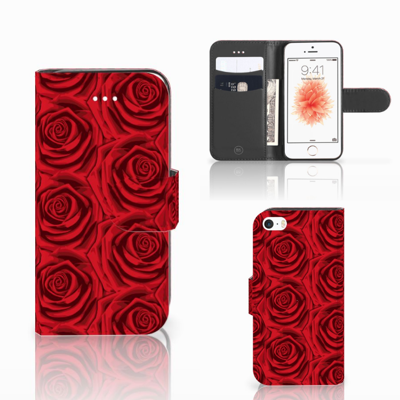 Apple iPhone 5 | 5s | SE Hoesje Red Roses Apple iPhone 5 | 5s | SE Hoesje Red Roses