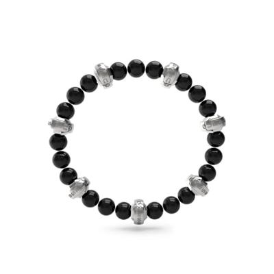 Guess JUMB04057JWSTBKT-U Zwart Heren armband