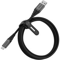 OtterBox Nylon Braided Charge/Sync Cable USB-C 2m Black - thumbnail