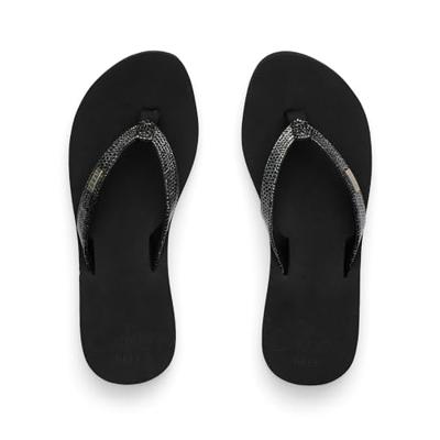 REEF Star Cushion Sassy Slipper Dames Black/Silver 8/38,5 - thumbnail