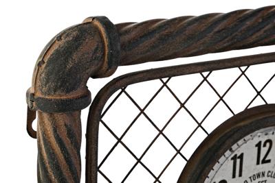 Muurklok Home ESPRIT Donker grijs Polypropyleen Ijzer 93 x 5 x 42 cm Muurklok Home ESPRIT Donker grijs Polypropyleen Ijzer 93 x 5 x 42 cm