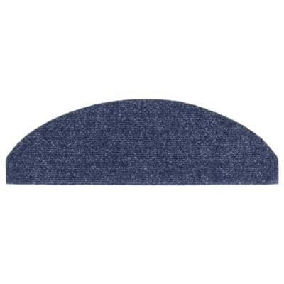 VidaXL Trapmatten zelfklevend 10 stuks 65x21x4 cm blauw halfrond groot VidaXL Trapmatten zelfklevend 10 stuks 65x21x4 cm blauw halfrond groot