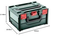 Metabo metaBOX 215 626887000 Machinekoffer ABS Groen/rood (l x b x h) 396 x 296 x 215 mm - thumbnail