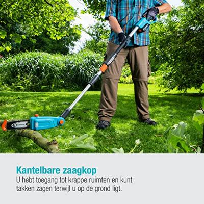 GARDENA Accu telescopische snoeizaag TCS 20/18 P4A solo stoksnoeizaag