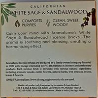 Aromafume Wierookblokjes Witte Salie & Sandelhout - 40g - thumbnail