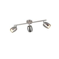 Trio PlafondlampNancy 3-lichts nikkel - R86263007 - thumbnail