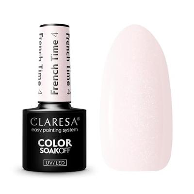 Claresa uv/led gellak 5ml french time 4 Claresa uv/led gellak 5ml french time 4