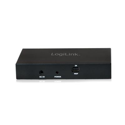 LogiLink Kabel 2 poorten Mini DisplayPort-splitter Ultra HD-geschikt 3840 x 2160 Pixel Zwart LogiLink Kabel 2 poorten Mini DisplayPort-splitter Ultra HD-geschikt 3840 x 2160 Pixel Zwart
