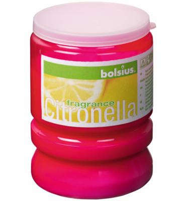 Party light kaars citronella 86/65 Fuchsia Bolsius - Bolsius