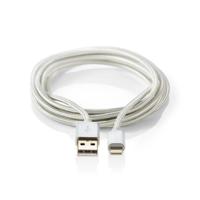 Nedis CCTB39300AL30 Data- En Oplaadkabel Apple Lightning 8-pins Male - Usb A Male 3,0 M Aluminium - thumbnail