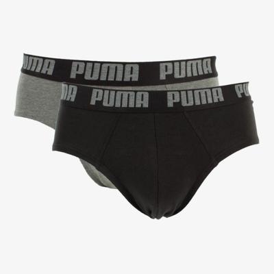 Pakket met onderbroeken Puma Basic Grijs 2 Onderdelen - Maat: S