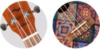 Flight Art Series AUC-33 Fusion concert ukelele met gigbag - thumbnail