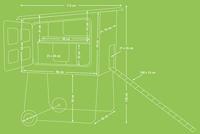 Abi Mobilecoop houten kippenhok - thumbnail