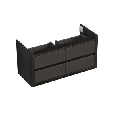 Onderkast Forzalaqua Gela 120x51x60 cm 4 Softclose Lades Eiken Black Oiled Forzalaqua Onderkast Forzalaqua Gela 120x51x60 cm 4 Softclose Lades Eiken Black Oiled Forzalaqua