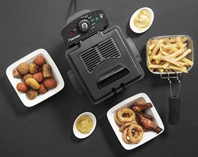 Bestron AF100CO Mini Friteuse 1.5L 1000W Koper/Zwart