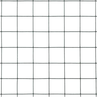 VidaXL Kippengaas 10x1,5 m staal met pvc coating groen
