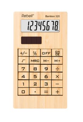 Rebell RE-BAMBOO320WB Calculator Bamboe Rebell RE-BAMBOO320WB Calculator Bamboe