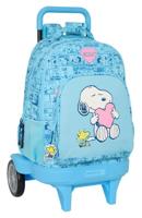 Schoolrugzak Snoopy Love Blauw 33 x 45 x 22 cm - thumbnail