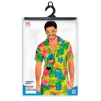 Zomer Partyblouse Toekan Volwassen - thumbnail