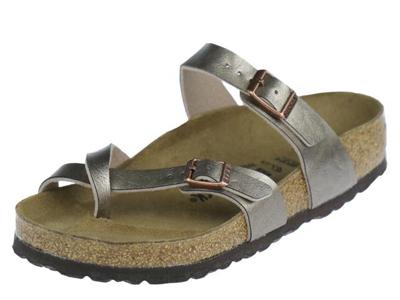 Birkenstock Mayari regular 1016408 taupe Brons maat 41