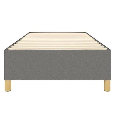 Boxspringframe stof donkergrijs 90x200 cm Boxspringframe stof donkergrijs 90x200 cm
