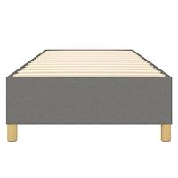 Boxspringframe stof donkergrijs 90x200 cm - thumbnail