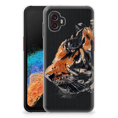 Smartphone hoesje Samsung Galaxy Xcover 6 Pro Watercolor Tiger