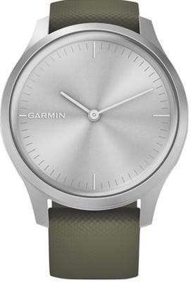 Garmin vivomove Style, Silver-Moss Green, Silicone Smartwatch Mosgroen Garmin vivomove Style, Silver-Moss Green, Silicone Smartwatch Mosgroen