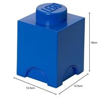 Room Copenhagen LEGO Storage Brick 1 Blauw opbergdoos - thumbnail