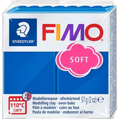 Boetseerklei Fimo soft 57 gram pacificblauw