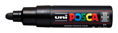 Markeerstift POSCA PC-7M Zwart (6 Stuks)