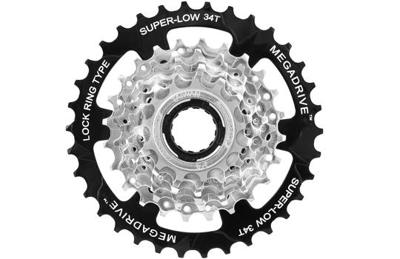 SunRace MFM4S 7CV Cassette 7V 13-34T - Zilver SunRace MFM4S 7CV Cassette 7V 13-34T - Zilver