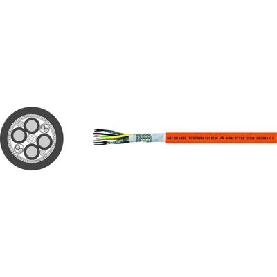 Helukabel TOPSERV® 121 Servokabel 4 G 1 mm² + 4 x 0.75 mm² Oranje 73774 100 m