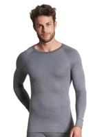 Heren thermo shirt Lange mouw - Thermisch ondergoed heren - Warm ondershirt met ronde hals - Viscose - thumbnail