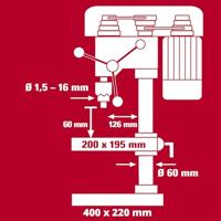Einhell TC-BD 630/1 Kolomboormachine 630 W - thumbnail
