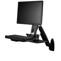 StarTech.com Wand monteerbaar zit-sta bureau werkplek één monitor - thumbnail